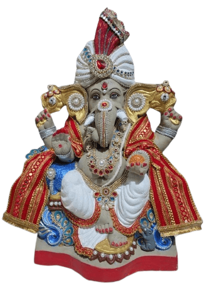 Eco-friendly handcrafted Ganesh idol by Mangalamkriti